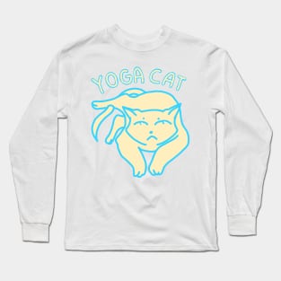 Yoga Cat 04 Long Sleeve T-Shirt